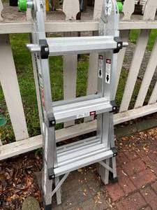 lot 398 image: Mighty Multi 300 Lb. Extension Ladder