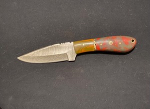 Beautiful Damascus steel knife
