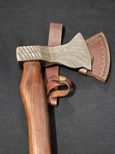 Amazing Damascus steel Axe