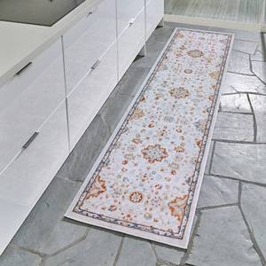 lot 8 image: Gertmenian, Centenno Collection Area Rug, Lia Ivory w Blue, 26.2 in X 96 in