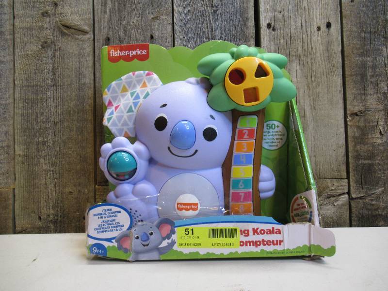 Fisher-Price Linkimals Counting Koala Baby & Toddler Learning Toy with  Music & Lights