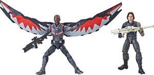 lot 18 image: Marvel Legends Series 6-inch Winter Soldier & Marvels Falcon Figure 2-Pack