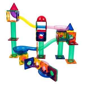 lot 23 image: NEW PicassoTiles 70 Piece Marble Run Race Track - Magnetic Tiles, Magnet Building Block, Educational Construction Toy Set, Playset, STEM Learning Kit, Child Brain Development
