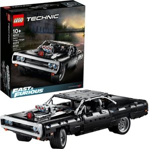 lot 27 image: LEGO - Technic Fast & Furious Doms Dodge Charger 42111 Race Car Building Set (1,077 Pieces)