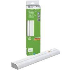 lot 40 image: 12 in. LED Under Cabinet Light Bar Plug-in Linkable 350 Lumens Adjustable Color Options 2700K 3000K 4000K