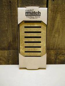 lot 13 image: Tuscany Classic 5 in. x 11 in. Floor Vent Register Tile Edging Trim