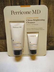 lot 37 image: Perricone MD Vitamin C Ester Citrus Brightening Cleanser Full Size  Travel Size