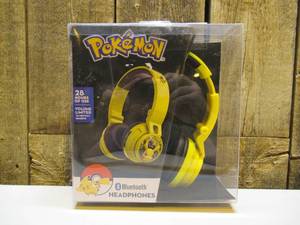 lot 39 image: eKids Pokemon Pikachu Wireless Over the Ear Headphones - yellow