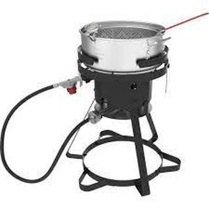 lot 22 image: Next Grill 10 Qt. Aluminum Fish and Wings Fryer Kit