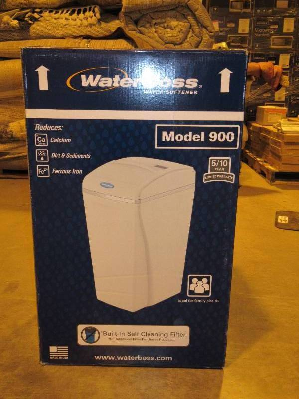 lot 28 image: Waterboss 36,400-Grain Water Softener System - NEW