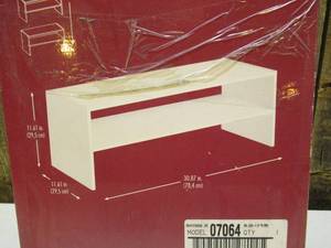 lot 41 image: Selectives 31 in. W White Accessory Organizer for Wood Closet System