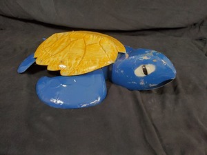 New Large Handmade Recycled Metal Garden Art Turtle