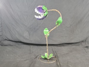 New Handmade Recycled Metal Garden Art Venus Fly Trap