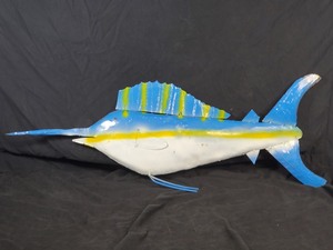 New Large Handmade Recycled Metal Swordfish Fish