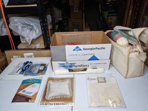 lot 358 image: Cross Stitch Project Kits and Materials Lot