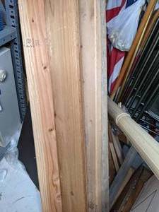 lot 362 image: Lot of Wood and 8 ft Toolholder