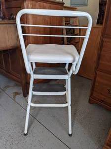 lot 91 image: Cosco Step StoolChair (White)