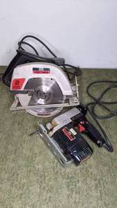lot 393 image: Vintage Craftsman Circular Saw & Scroll Saw