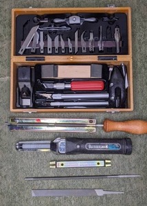 lot 395 image: Exacto Knife Kit, Files & Precision Cutting Tools