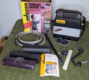 lot 400 image: Wagner Cordless Painter Kit