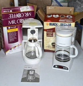 lot 291 image: Mr. Coffee & Black & Decker Coffeemakers