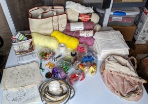 lot 223 image: Everything You Need to Start Your Cross Stitch Hobby