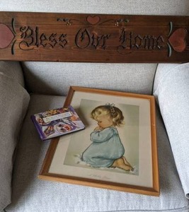 lot 29 image: Beautiful Collection of Home Decor Bless Our Home and A Childs Prayer