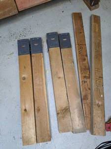 lot 265 image: Authentic Wooden Sawhorse Set