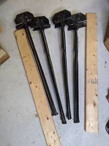 lot 266 image: Metal Sawhorse Set