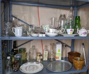 lot 236 image: Beautiful Mixed lot of Bowls, Tea Cups, Glass Bottles, Dishes, Vintage Containers & More
