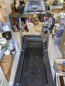 lot 16 image: Conveniently Foldable Proform XP Treadmill