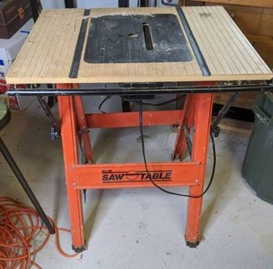 lot 254 image: Vintage Hirsh SawRouter Table