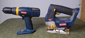 lot 260 image: Vintage Ryobi Cordless Drill & Ryobi Cordless Jig Saw