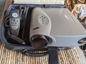 lot 68 image: InFocus LP335 Portable Projector with Case and Remote Control
