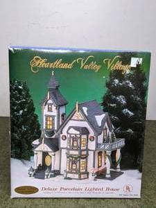 lot 157 image: Heartland Valley Village Christmas House