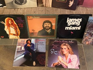 lot 33 image: Variety of Vintage Record Albums