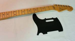 lot 5 image: Fender Stratocaster Guitar Neck & Front Plate