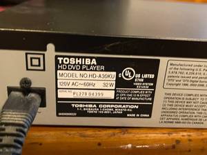 lot 35 image: Toshiba HD DVD Player