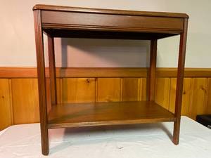 lot 55 image: Vintage Wooden Accent Table