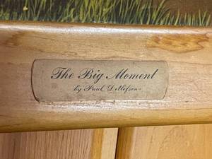 lot 56 image: The Big Moment Framed Print By Paul Detlefen