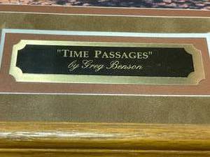lot 100 image: Time Passages Framed Art By Greg Benson