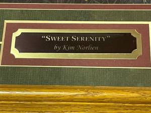 lot 101 image: Sweet Serenity Framed Art By Kim Norlien