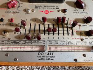 lot 119 image: Do-All Tube And Set Tester