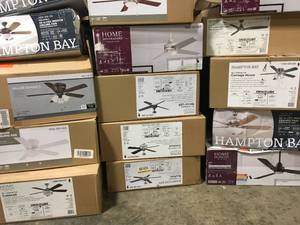 lot 6 image: Lot of assorted Home Decorators Collection Fans (Customer returns) see pictures