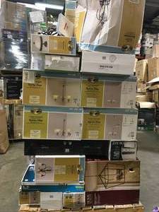lot 16 image: Mix Pallet of Lights (Various conditions, colors and sizes) see all pictures