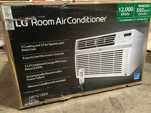 lot 33 image: LG Electronics 12,000 BTU 115-Volt Window Air Conditioner with Remote and ENERGY STAR in White (new) review pictures