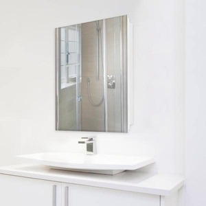 23-58 in. x 30 in. Recessed or Surface Mount Beveled Frameless Medicine Cabinet the retail price $89.98