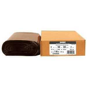 4 ft. x 100 ft. Black 4 mil Plastic Sheeting