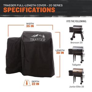 Full Length Grill Cover for 20 Series Pellet Grills