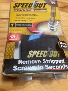 Speed Out Titanium Screw Extractor (4-Piece)